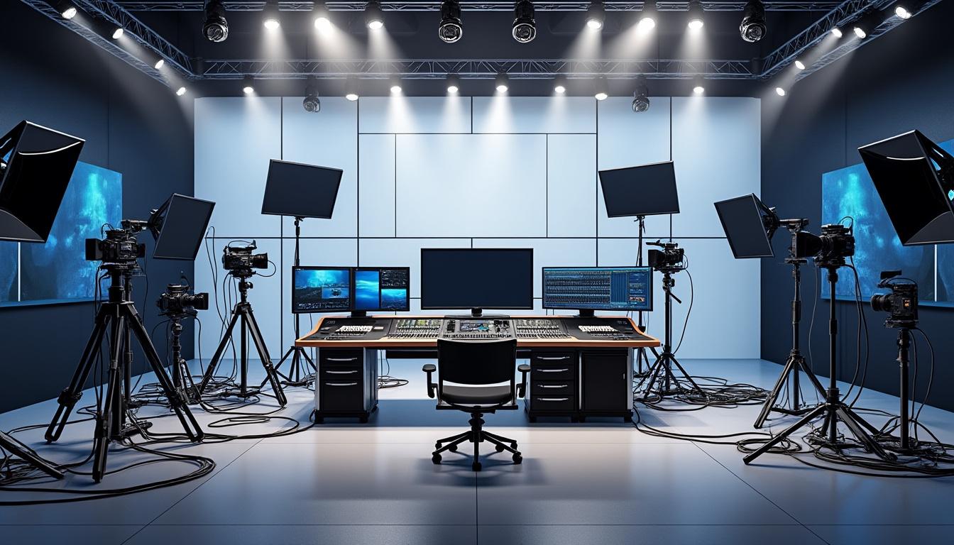 découvrez notre concept innovant de plateau 3d pour le pôle audiovisuel, alliant technologie avancée et création immersive pour des productions de haute qualité.