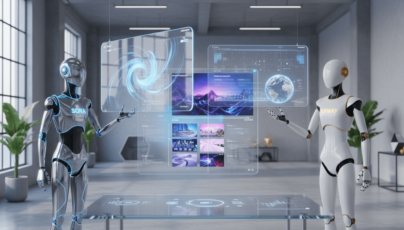 découvrez le top 5 des outils d'ia générative vidéo, incluant sora et runway, pour créer facilement du contenu automatisé de haute qualité.