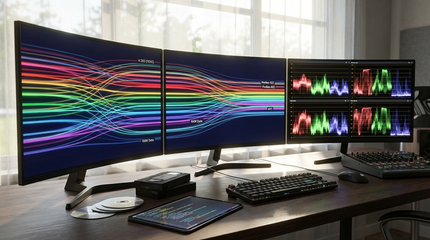 découvrez la bible des codecs et formats vidéo : une guide complet pour tout comprendre sur h.265, prores, raw, av1 et bien plus, pour maîtriser la vidéo comme un pro.