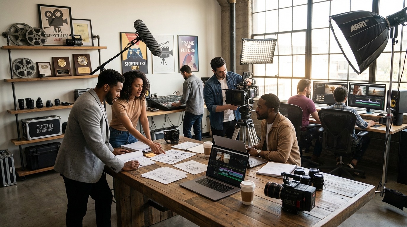 découvrez le guide essentiel pour lancer votre boîte de production audiovisuelle avec succès. ce manuel complet accompagne les entrepreneurs pas à pas dans toutes les étapes clés du secteur.