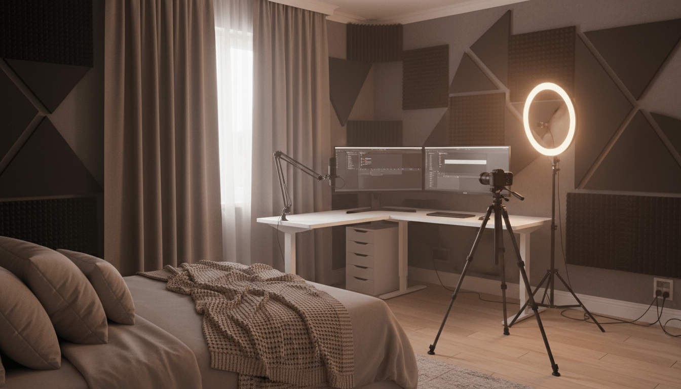 découvrez comment transformer une chambre en studio youtube idéal grâce à des solutions d'isolation phonique et de traitement acoustique pour un son impeccable et une qualité professionnelle.