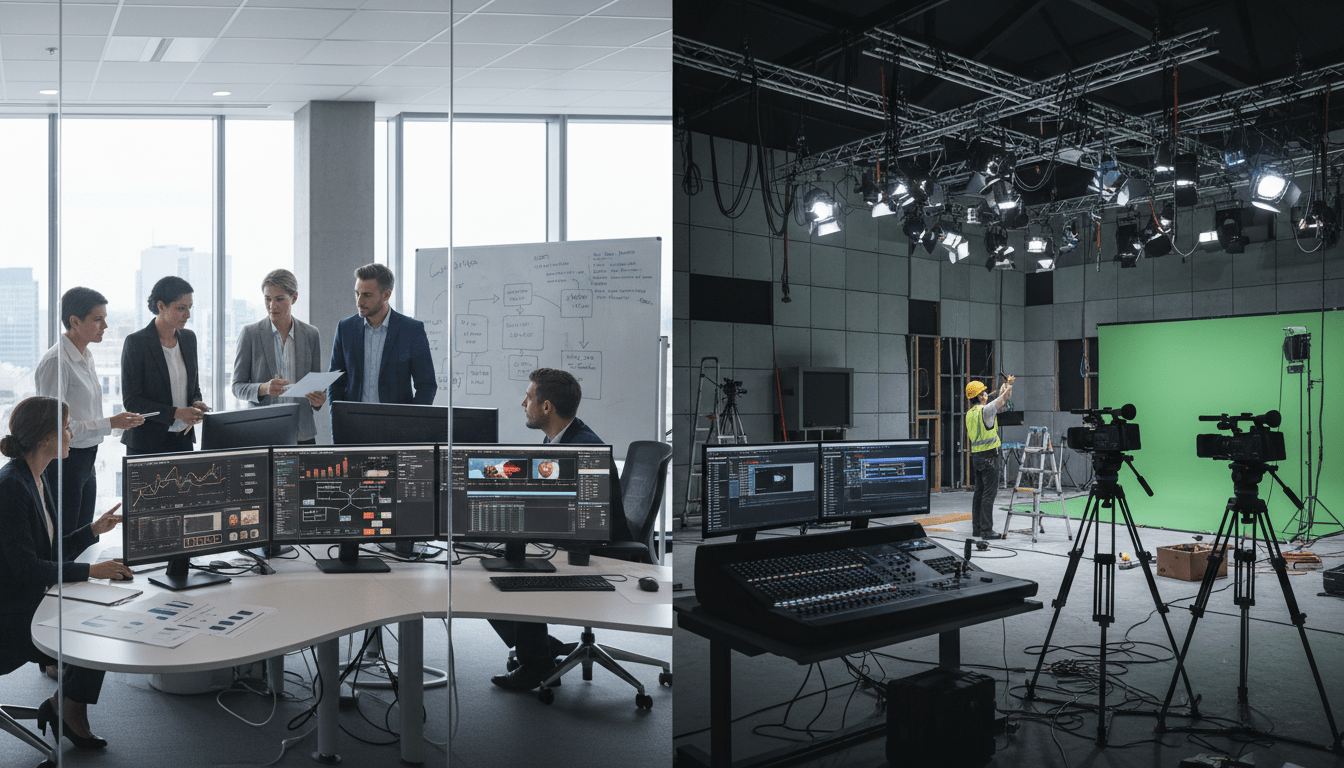 découvrez notre expertise en développement de projet audiovisuel, de l'étude de faisabilité à la création de studio sur mesure pour concrétiser vos idées innovantes.